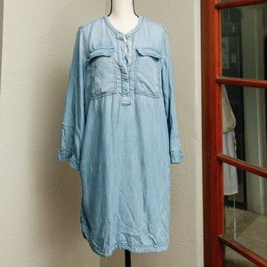 J Crew chambray denim dress